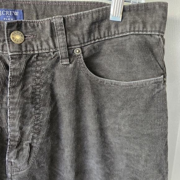 J.Crew Men's Corduroy Pants 32x32 Green Straight Leg Flex Retro - Picture 7 of 12